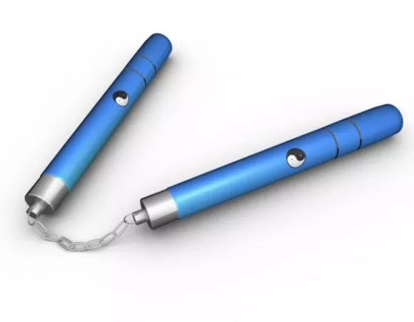 Ninja Nunchaku Weapon 3d model Ninja Nunchaku Weapon 3d model