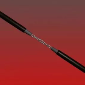 Nunchaku Karate Sport 3d model