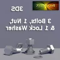 Nuts And Bolts 3d model