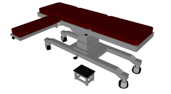 Table With Wheels 3d model Table With Wheels 3d model