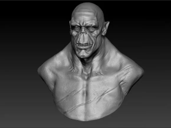 Mask Man Figurine Cartoon Character 3d model