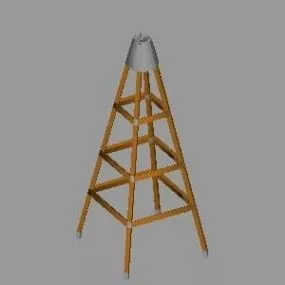 Oil Well Building Equipment 3d model