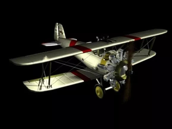 Prototype Flyer Plane 3d model