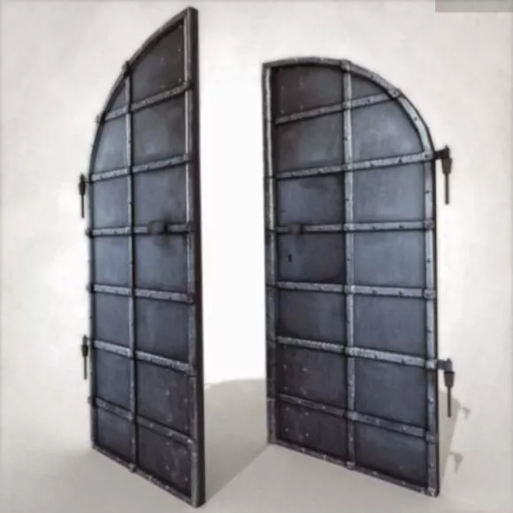 Door Window Straight Frame 3d model