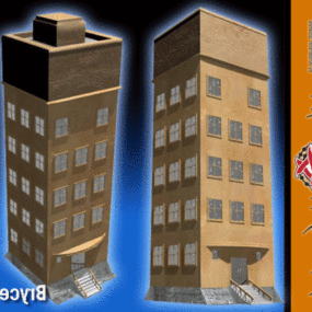 Old Vintage Building 3d model