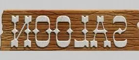 Saloon Shop Sign 3d model