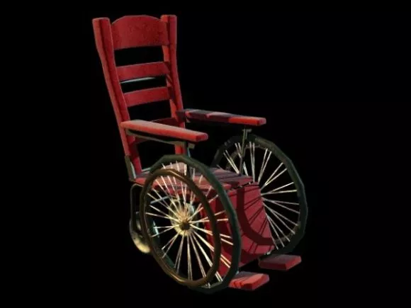 Captain Chair Star Trek Furniture 3d model
