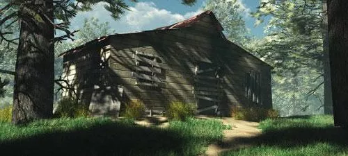 Old Shed House 3d model Old Shed House 3d model