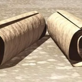 Olde Parchment Structure 3d model