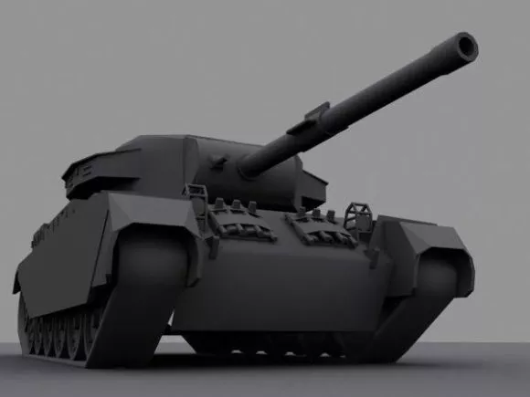 Weapon Chinese Tank Camouflage 3d model