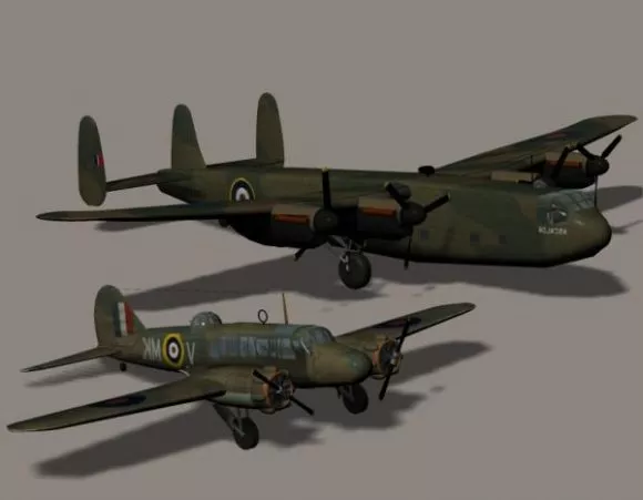 Ww2 Military Fighter Aircraft 3d model Ww2 Military Fighter Aircraft 3d model
