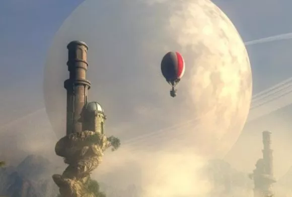 Fly Airship Squid Shape 3d model