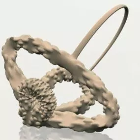 Circular Mesh Abstract Shape 3d model