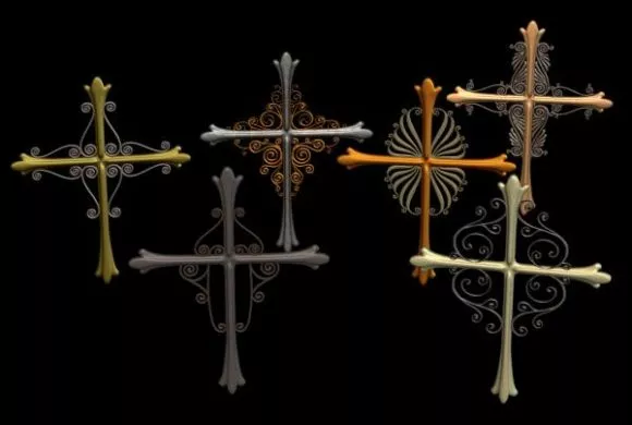 Chinese Disc Decoration 3d model