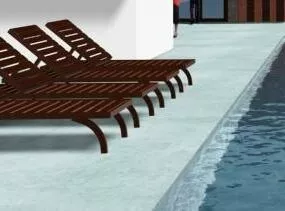 Swimming Lazy Chair 3d model