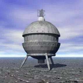 Spacecraft Capsule Module 3d model