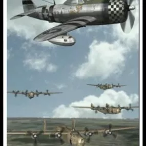 Vintage Aircraft P47d 3d model