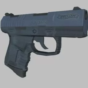 P99c Handgun Weapon 3d model