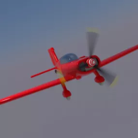 Utility Airplane Sport Flyer 3d model