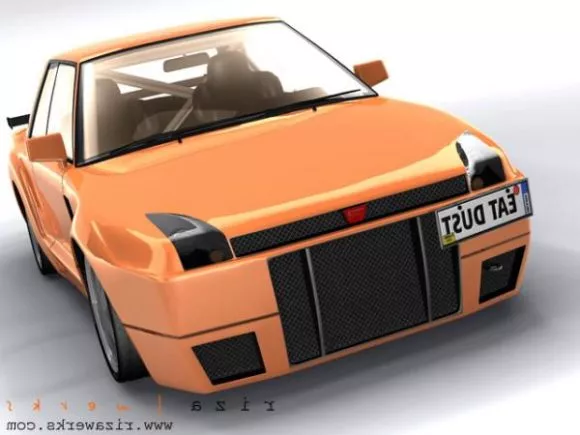 Sedan Car Concept 3d model Sedan Car Concept 3d model