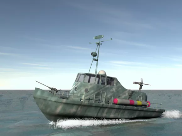 Fast Speed Boat 3d model