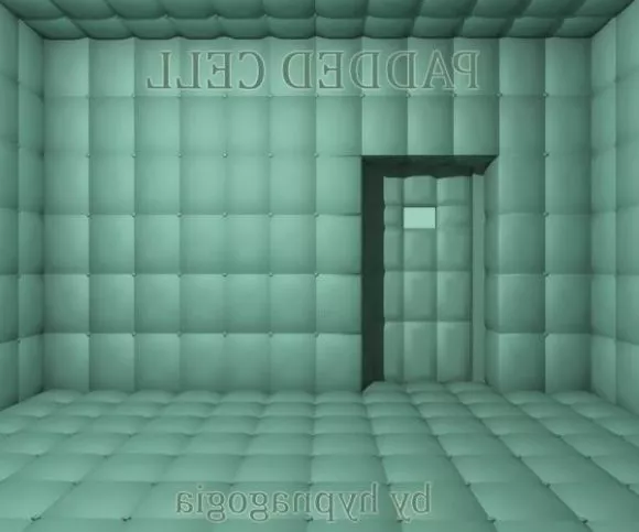 Room Interior With Padded Cell 3d model Room Interior With Padded Cell 3d model