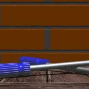 Set Of Screwdrivers 3d model