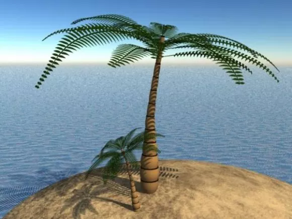 Adonidia Palm Tree 3d model