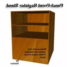 Panel Front Shoes Cabinet 3d model