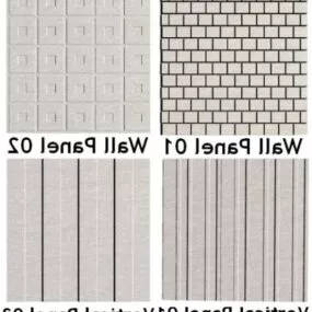 Construction Tile Panel 3d model