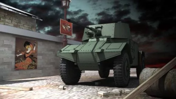 Weapon Chinese Tank Camouflage 3d model