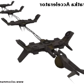Fighter Accelerator Spacecraft 3d model