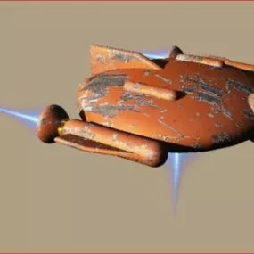 Pegasus Spacecraft 3d model