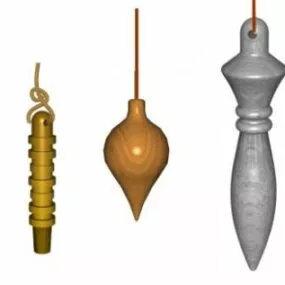 Pendulum Wood Carved Bar 3d model
