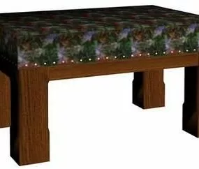 Petit Banc Seat 3d model