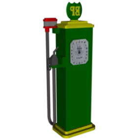 Petrol Pump, Electric Pump 3d model