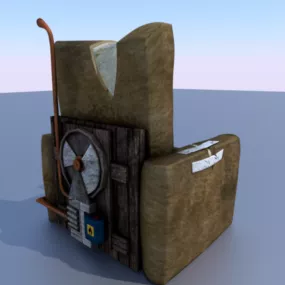 Vintage Vibration Chair 3d model