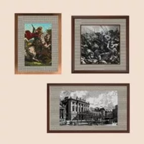 Pictures On Wall 3d model