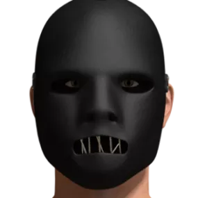 Pig Mask With Human Character 3d model