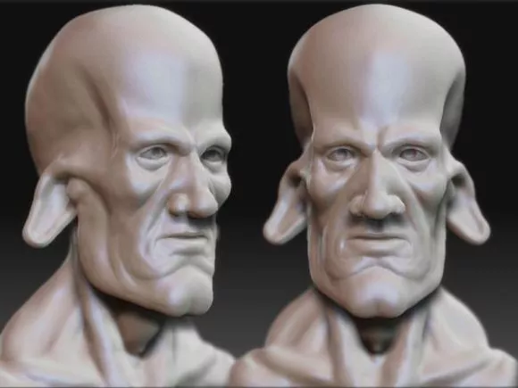 Barbell Object With Human Character 3d model