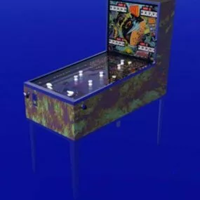 Pinball Game 3d model