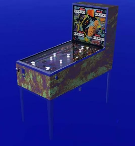 Pinball Game 3d model Pinball Game 3d model