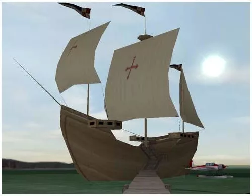Vintage Wooden Sailing Ship 3d model Vintage Wooden Sailing Ship 3d model