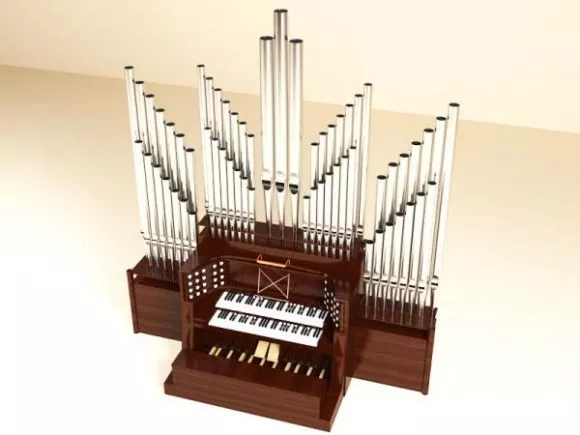 Modular Organ Synthesizer Instrument 3d model