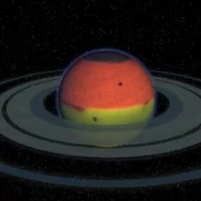 Universe Planet With Ring 3d model