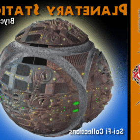 Planetary Scifi Station 3d model