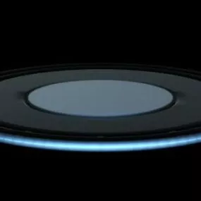 Circle Dish Platform 3d model