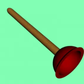 Plunger Household Tool 3d model