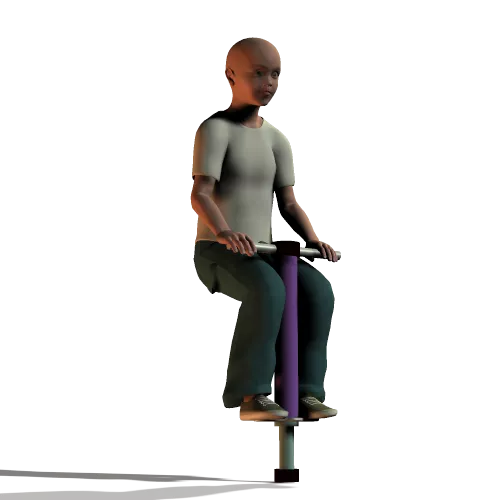 Fat Astronaut Man In Uniform 3d model