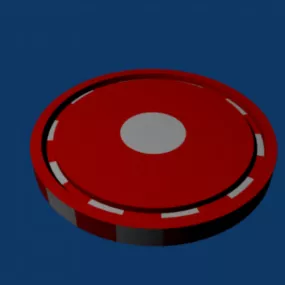 Poker Chip Game 3d model